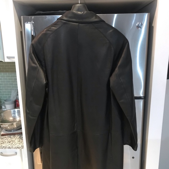 Danier - Brand New 3/4 Length Italian Leather Coat - Picture 5 of 11